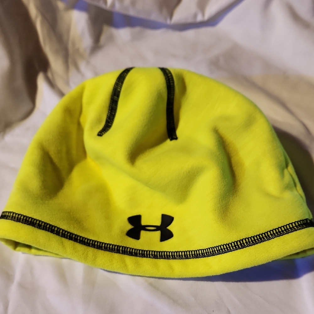 Under Armour Kids Neon Yellow Beanie